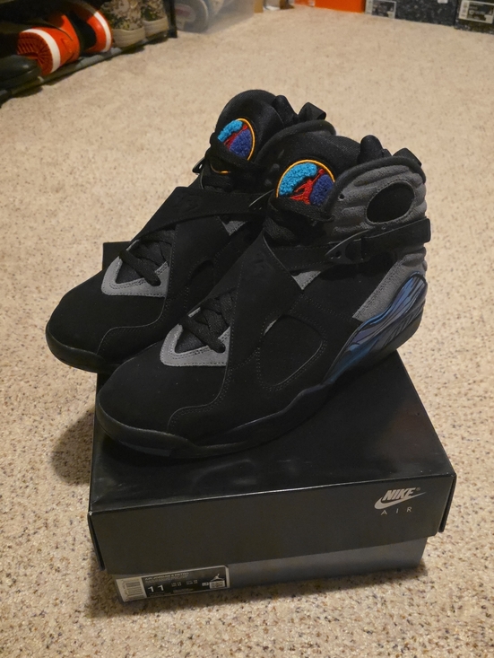 Nike Other - Nike Black and Gray High-Top Basketball Sneakers with Multicolor Tongue